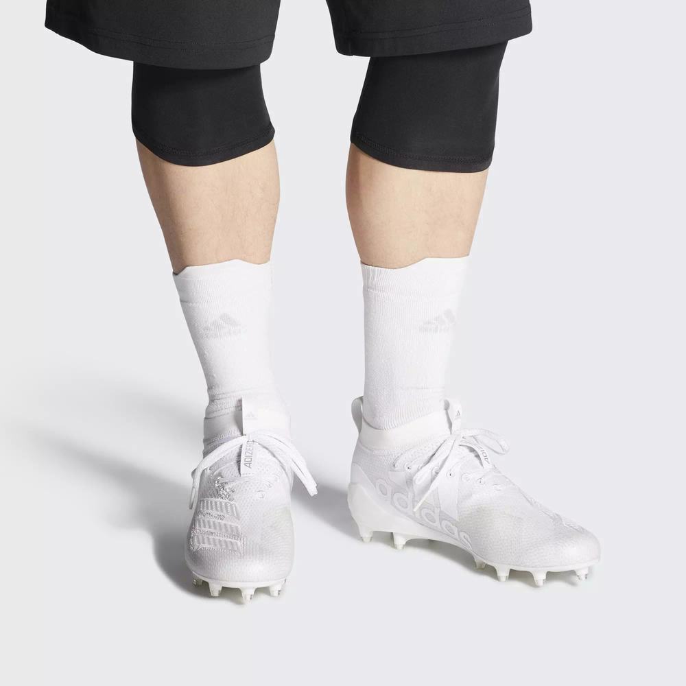 Adidas Adizero 8.0 Tacos de Futbol Blancos Para Hombre (MX-99158)